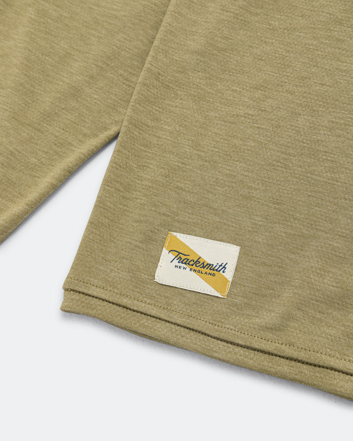 Mens Session Quarter Zip - Aloe