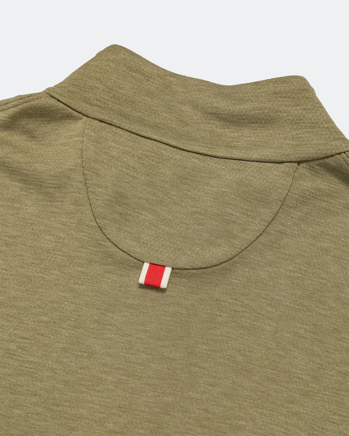 Mens Session Quarter Zip - Aloe