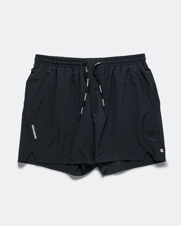 Mens Shakeout Core 5in Shorts - Deep Black