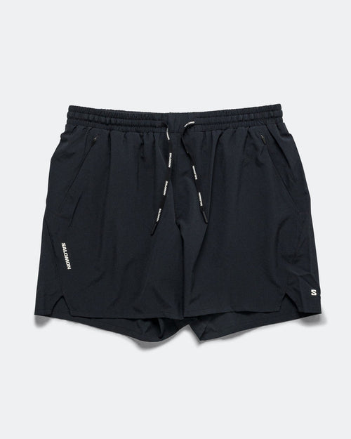 Mens Shakeout Core 5in Shorts - Deep Black