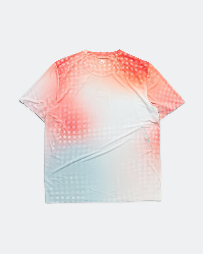 Mens Specter Performance Tee with Flopack - Micro Geo Gradient - Copal/Lagoon