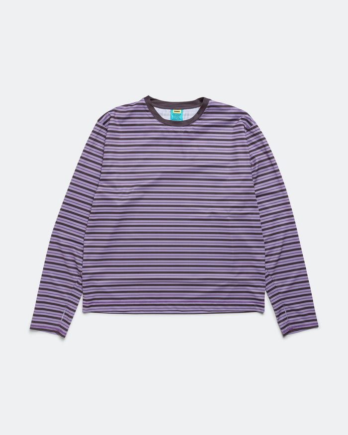 Mens Striped LS - Grape