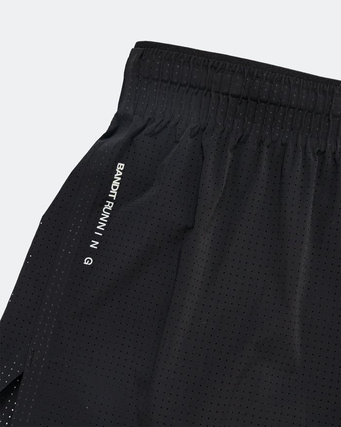 Mens Vento Next Gen 3in Split Short - Bandit Black