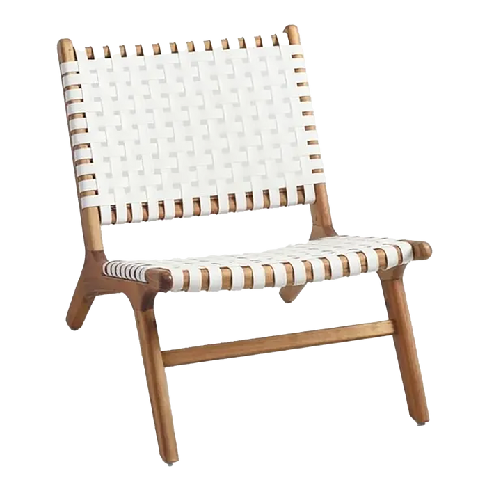 Nordic Woven Chair, White