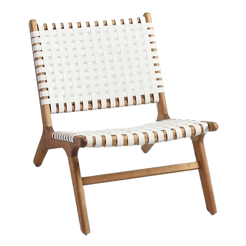 Nordic Woven Chair, White