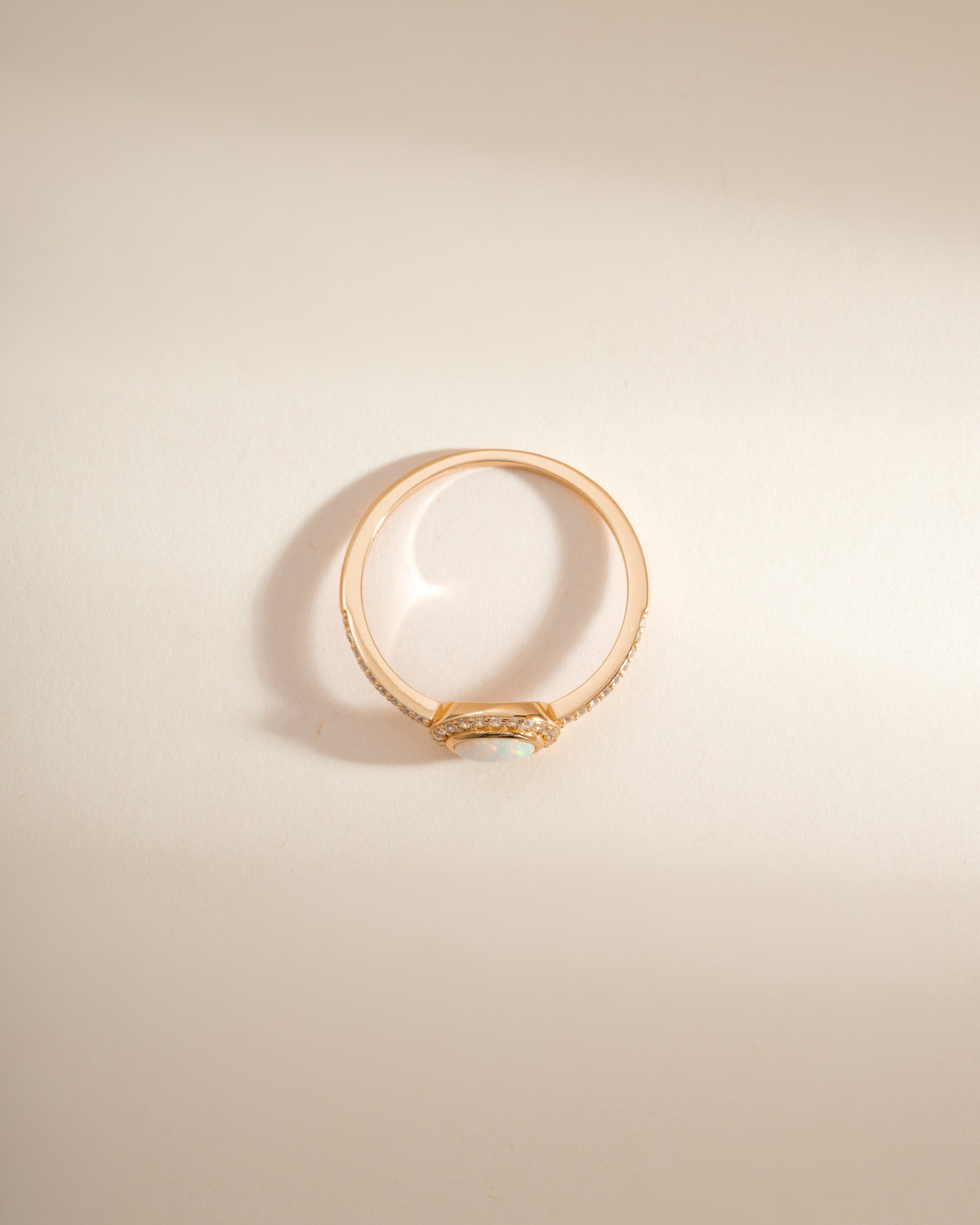 Opal Halo Ring
