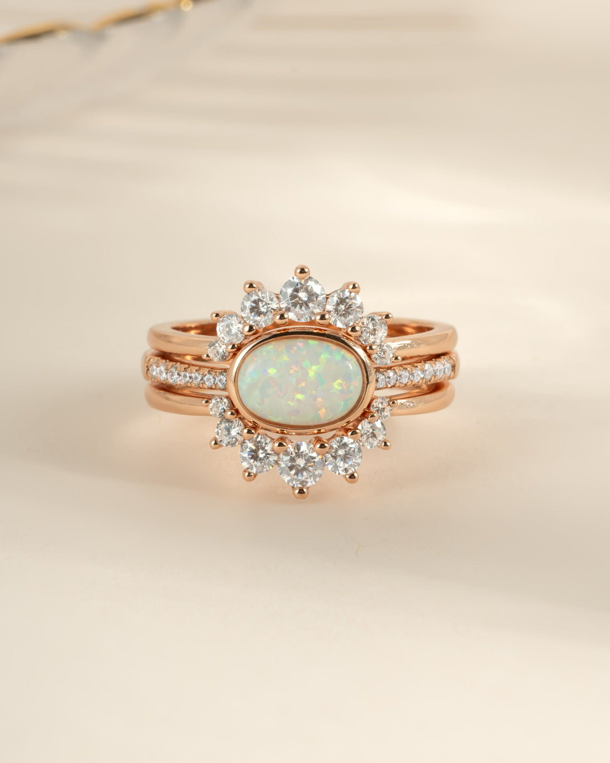 3 Set Opal Ring