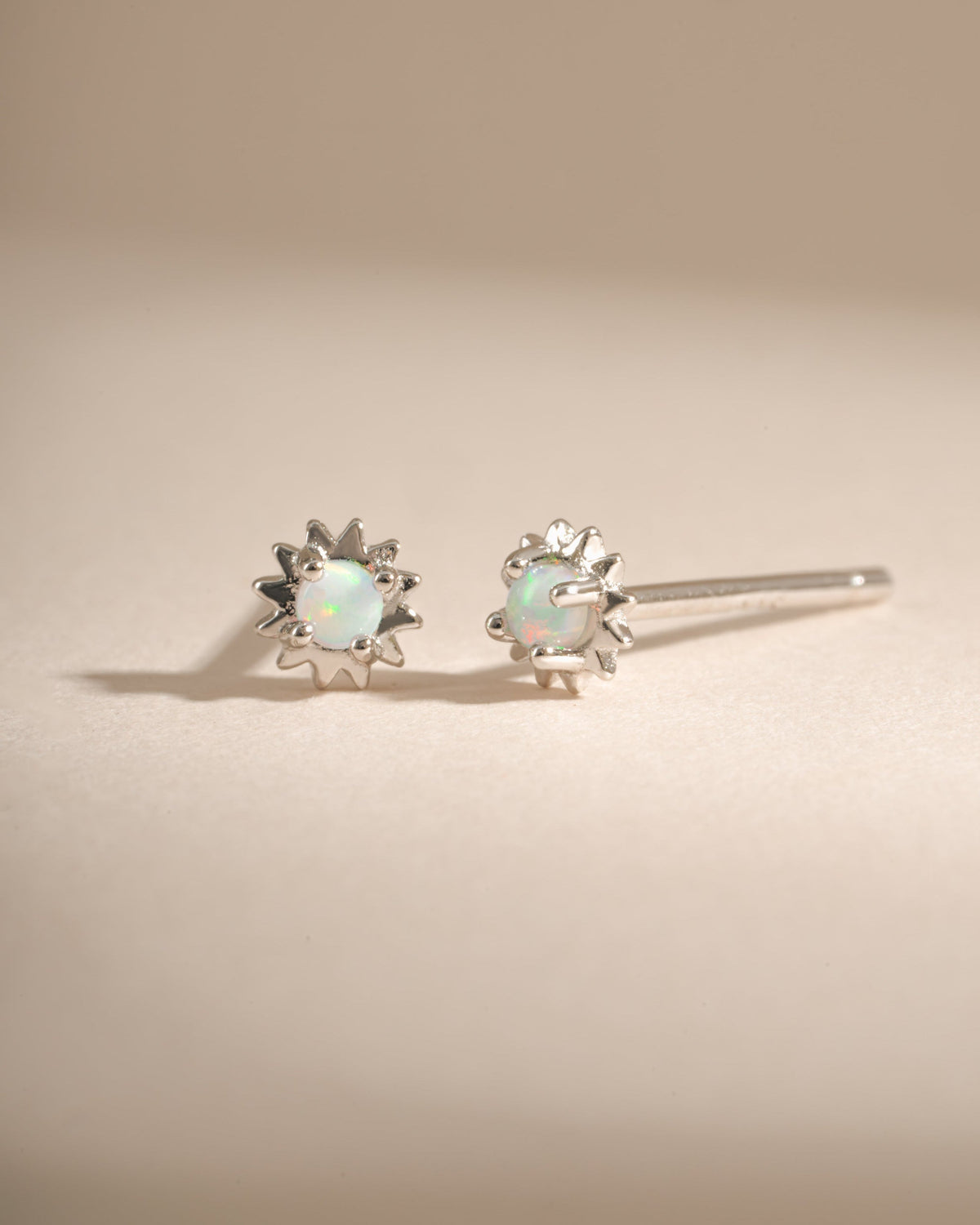 Opal Tiny Sunburst Studs