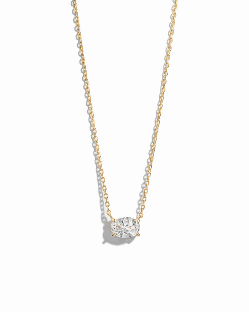 Oval Pendant Necklace