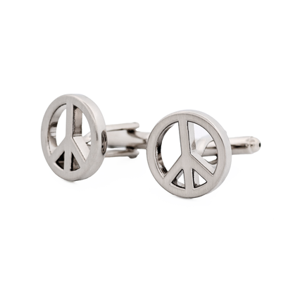 Peace Sign Cufflinks