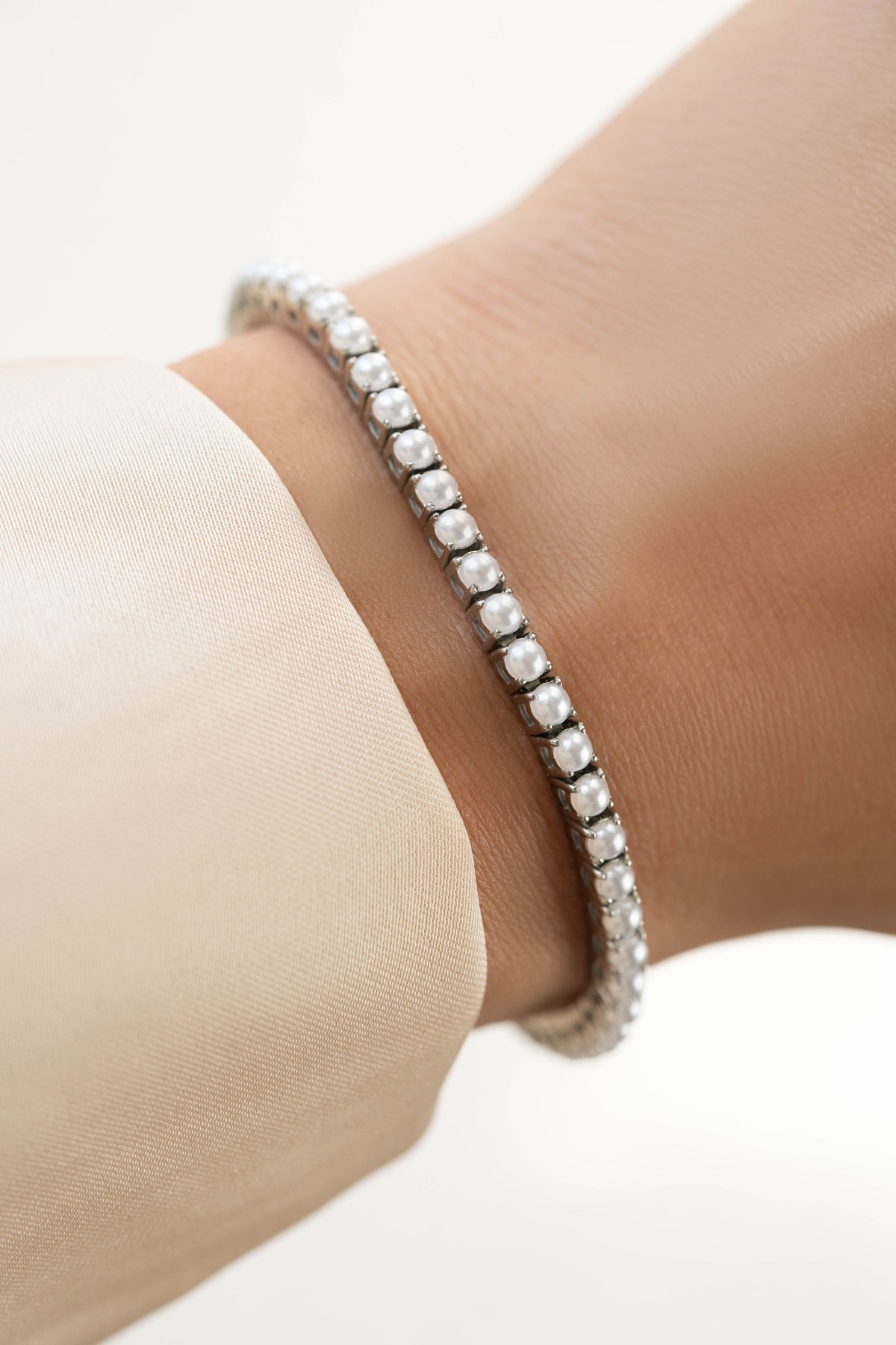 Pearl Tennis Bracelet
