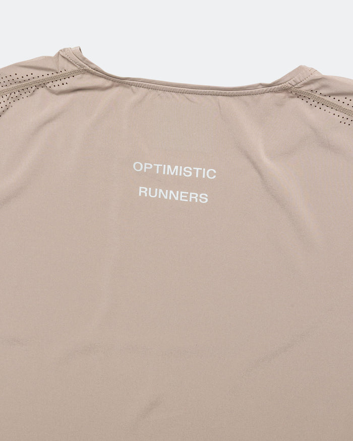 Perforated T-Shirt - Camel