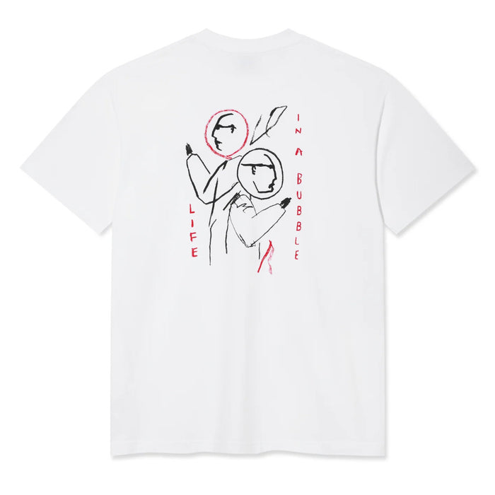 Polar Skate Co. Life In A Bubble T-Shirt White