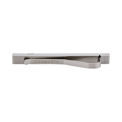 Polished Stainless Steel and Mother of Pearl Tie Slide 50MM