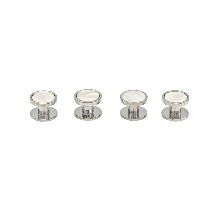Rhod Mother Of Pearl Rnd Shirt Stud