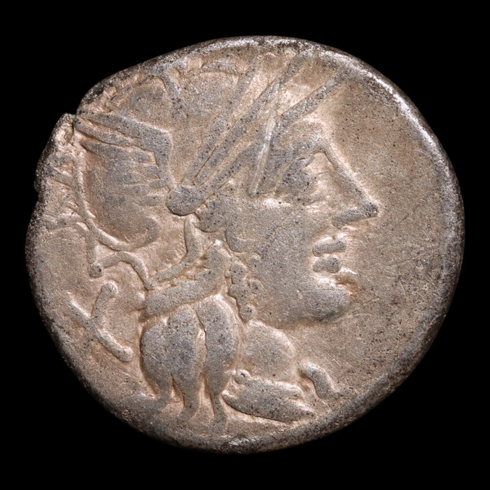 Roman Republic, Cn. Papirius Carbo, AR Denarius, Roma & Jupiter - 121 BCE - Roman Republic