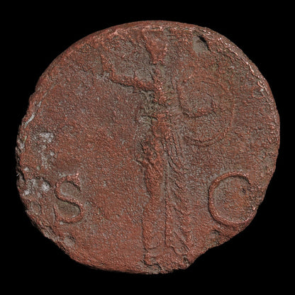 Rome, Emperor Claudius, AE As, Minerva (Goddess of Wisdom) - 50 to 54 CE - Roman Empire