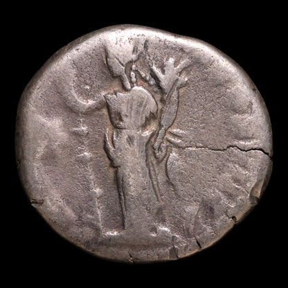 Rome, Emperor Commodus, AR Denarius, Fides Militum Reverse - 192 CE - Roman Empire