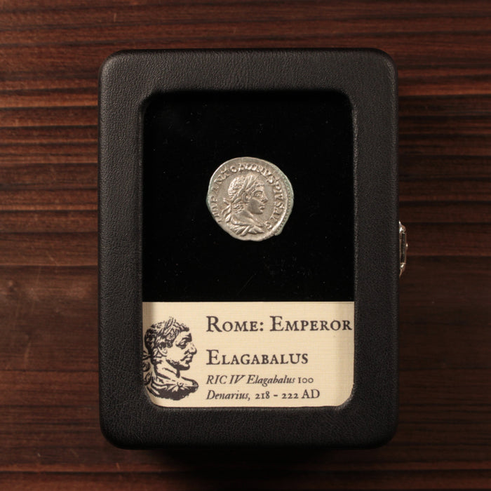 Rome, Emperor Elagabalus, Denarius, Liberalitas Reverse - 218 to 222 CE - Roman Empire