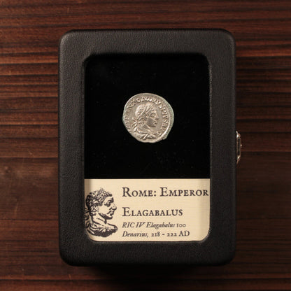 Rome, Emperor Elagabalus, Denarius, Liberalitas Reverse - 218 to 222 CE - Roman Empire