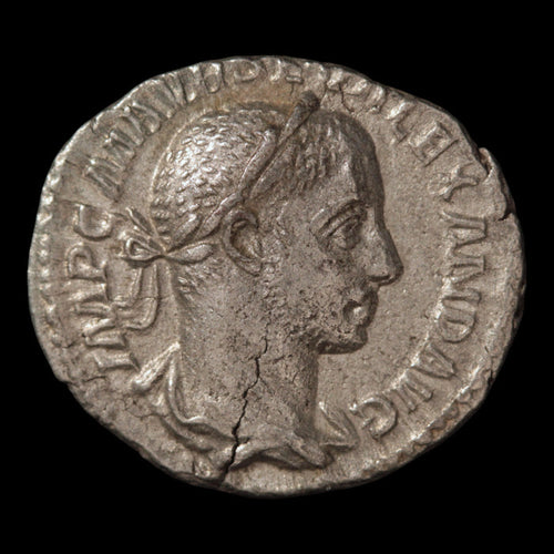 Rome, Emperor Severus Alexander, Denarius (Aequitas Reverse) - 222 to 228 CE - Roman Empire