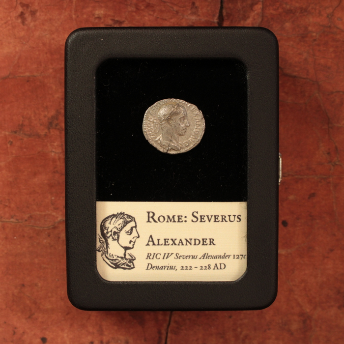 Rome, Emperor Severus Alexander, Denarius (Aequitas Reverse) - 222 to 228 CE - Roman Empire