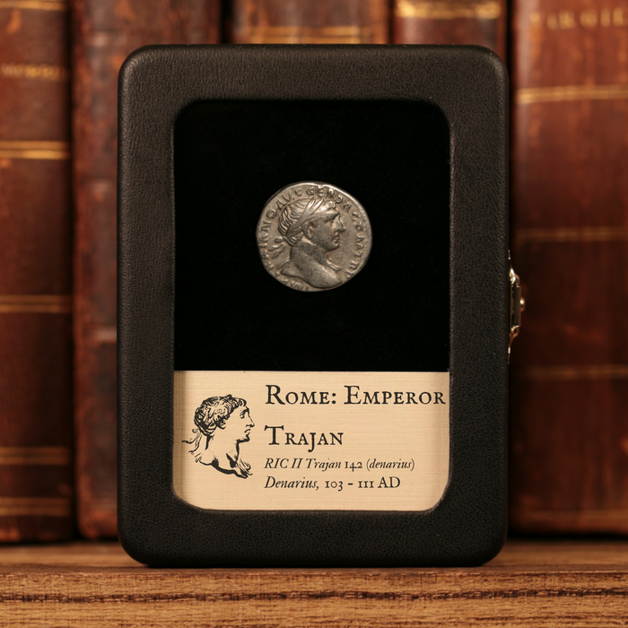 Rome, Emperor Trajan, AR Denarius, Arabia Reverse - 103 to 111 CE - Roman Empire