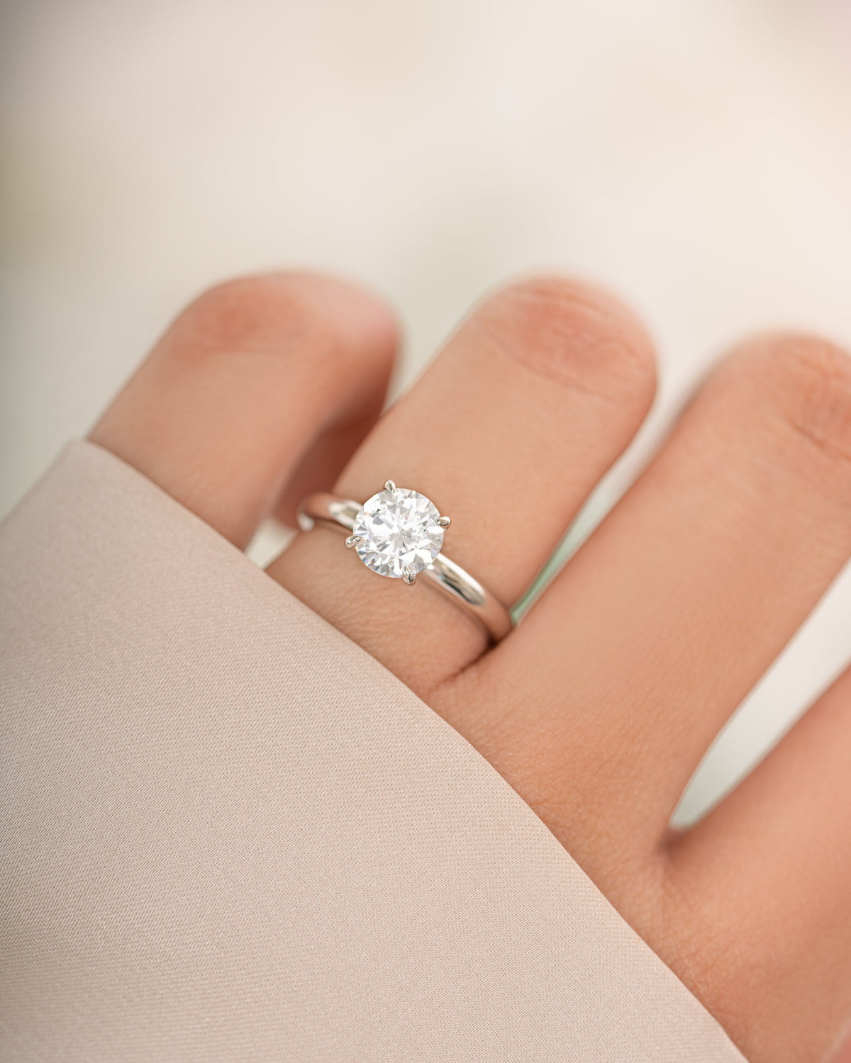 Round Solitaire Ring