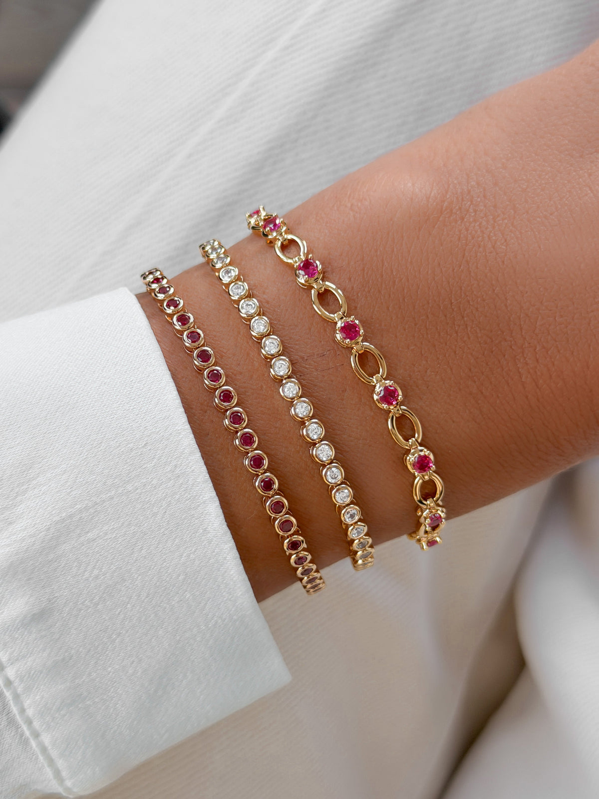 Ruby Lilly Tennis Bracelet