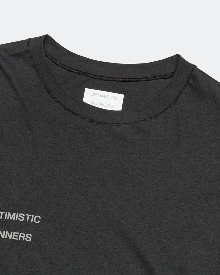 Running Cotton T-shirt - Black