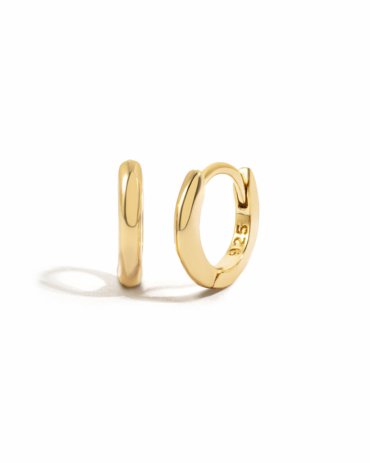 6mm Plain Huggie Hoops