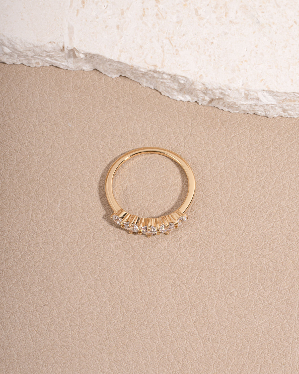 Graduated 5 Stone Ring