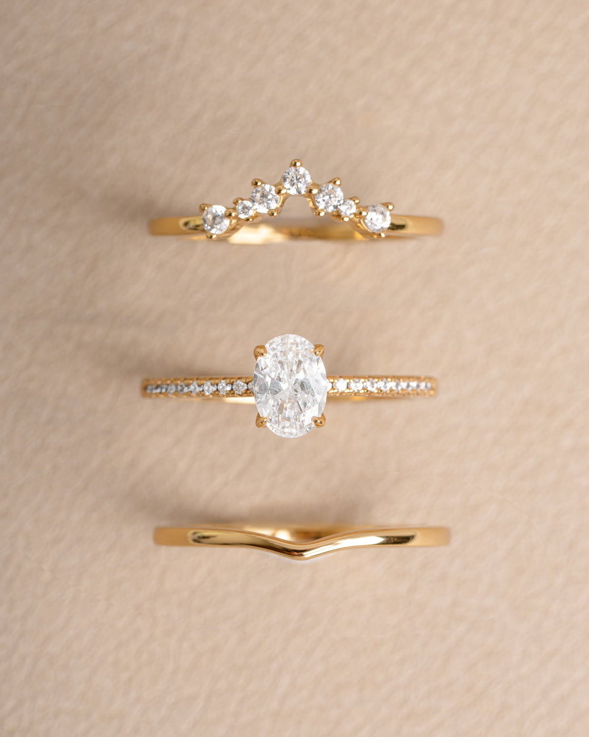 Oval Ring Set