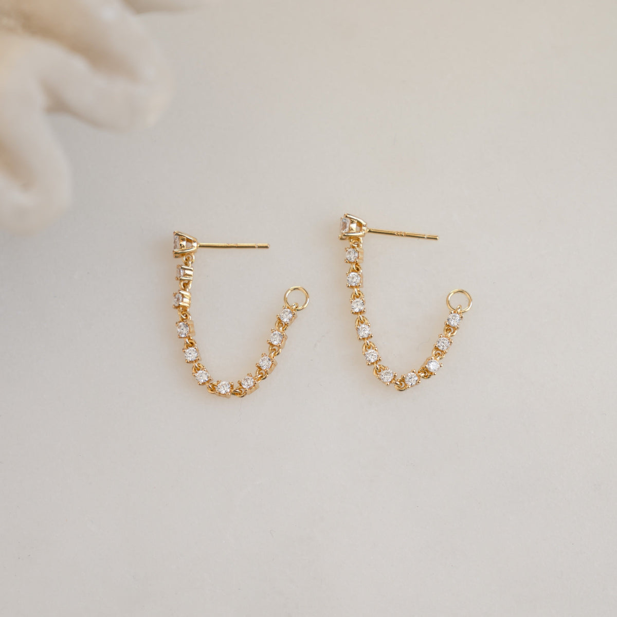 Tennis Chain Link Studs