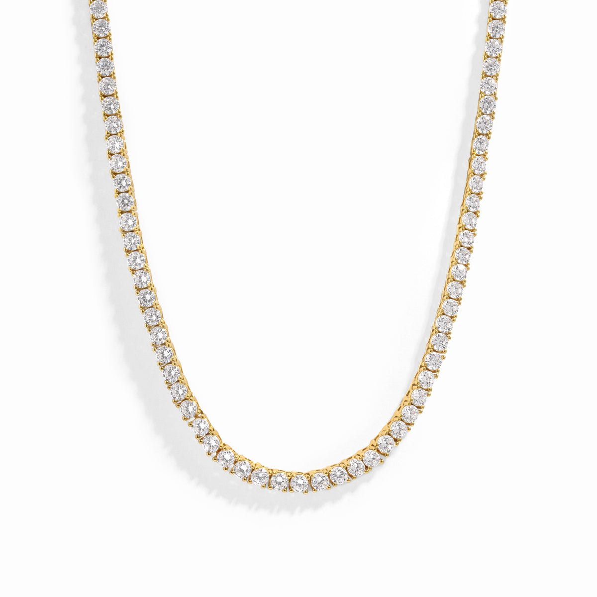 3mm Diamond Tennis Necklace