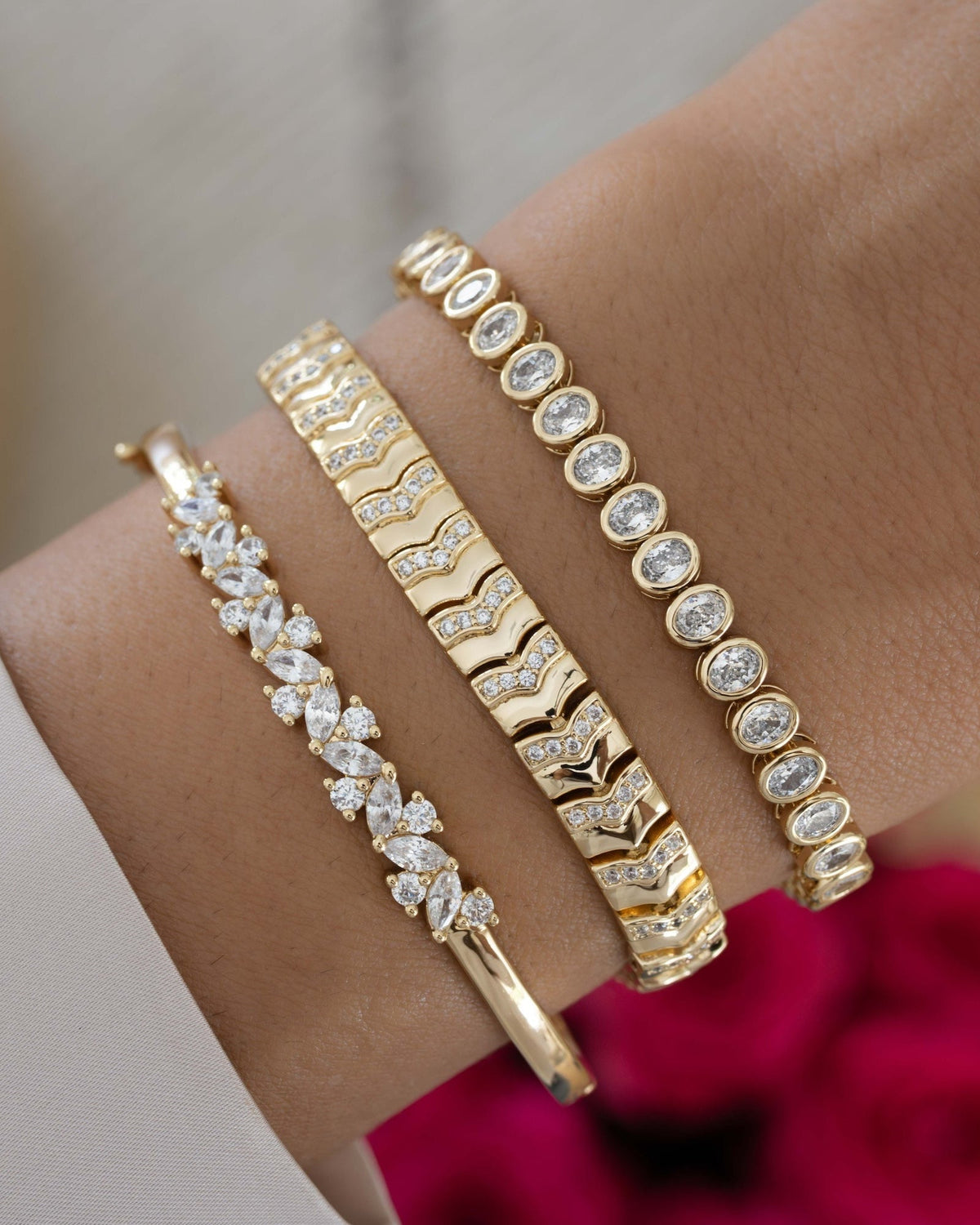Multi-Stone Bangle