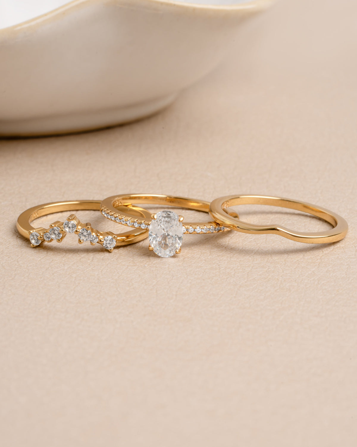 Oval Ring Set