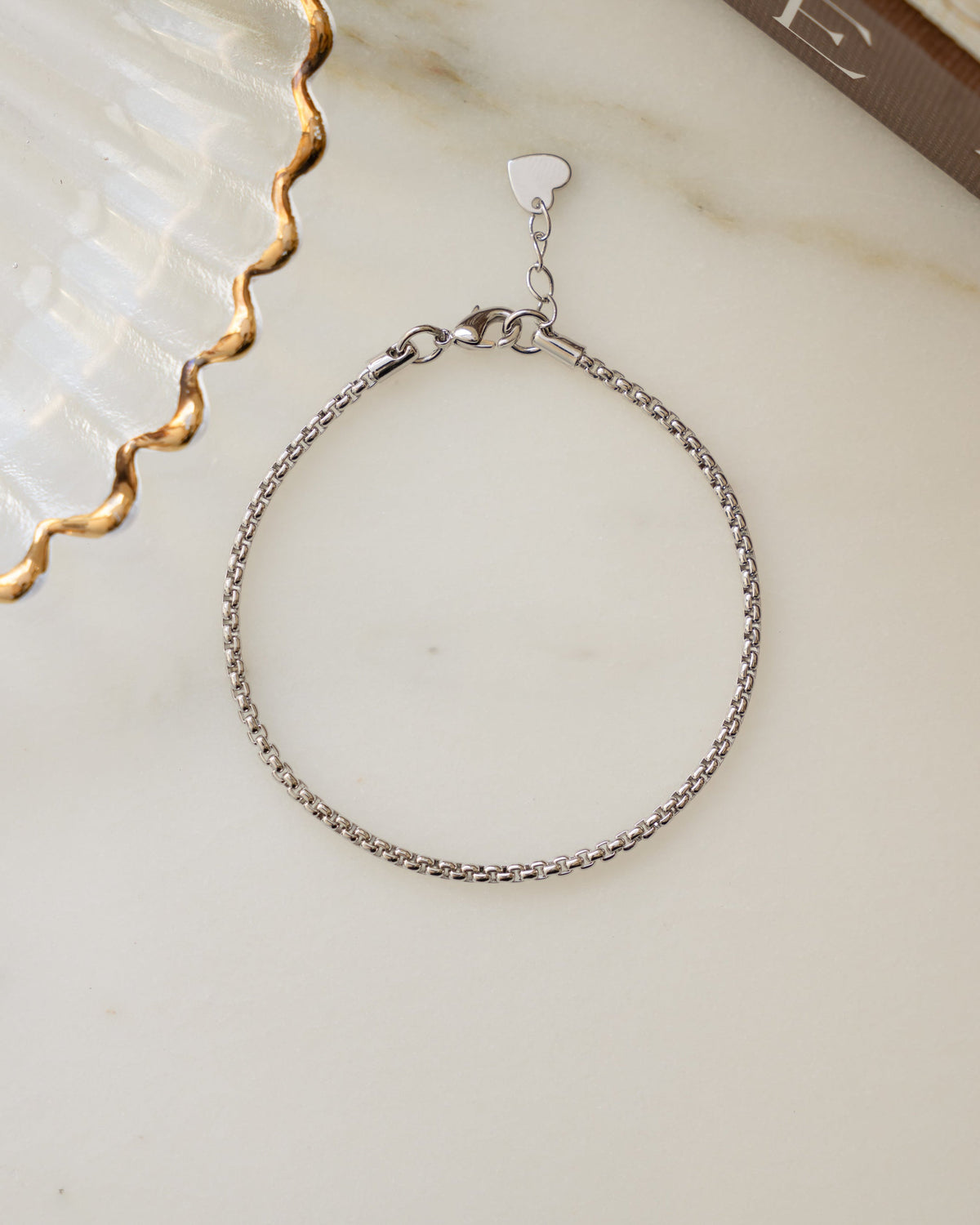 Rounded Box Chain Bracelet
