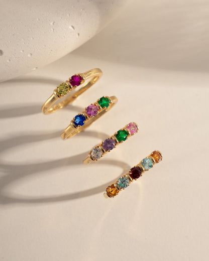 Custom Birthstone Ring