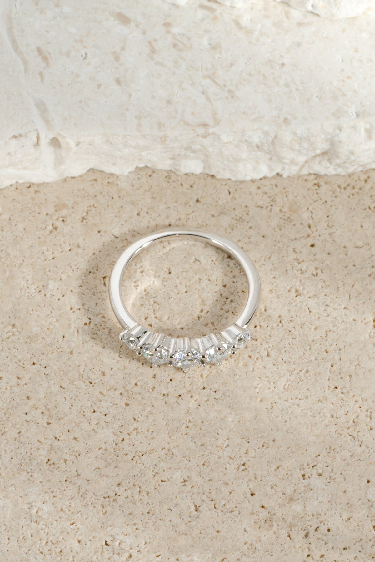 Graduated 5 Stone Ring