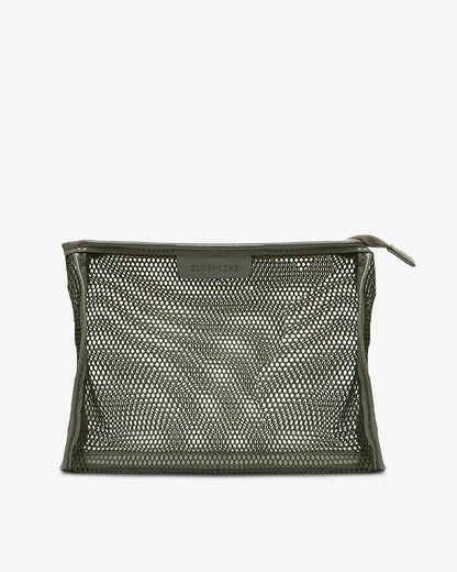 SANTORINI CASE LARGE | Khaki Mesh - Darling & Domain