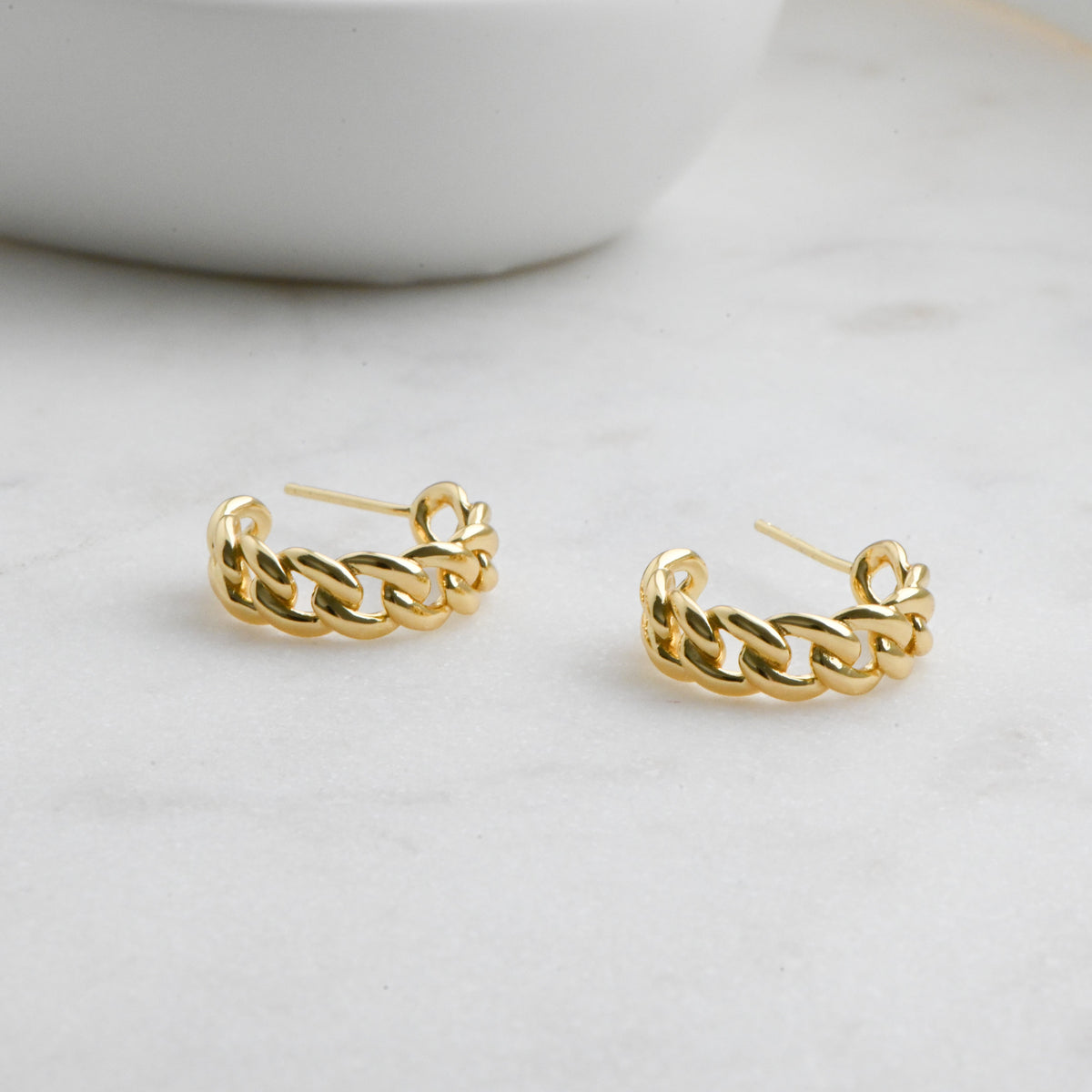 Small Chain Hoops