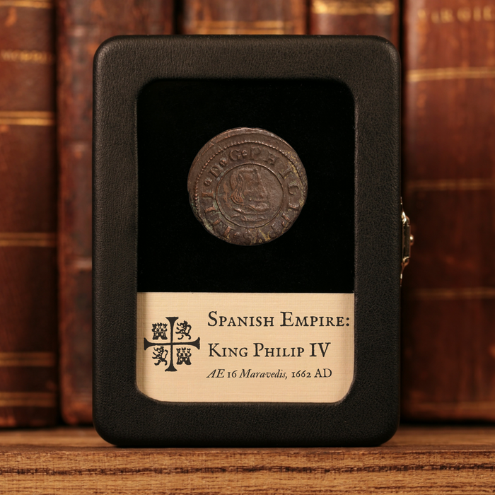 Spain, King Philip IV, Copper 16 Maravedis - 1662 - Spanish Empire