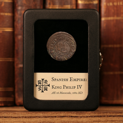 Spain, King Philip IV, Copper 16 Maravedis - 1662 - Spanish Empire