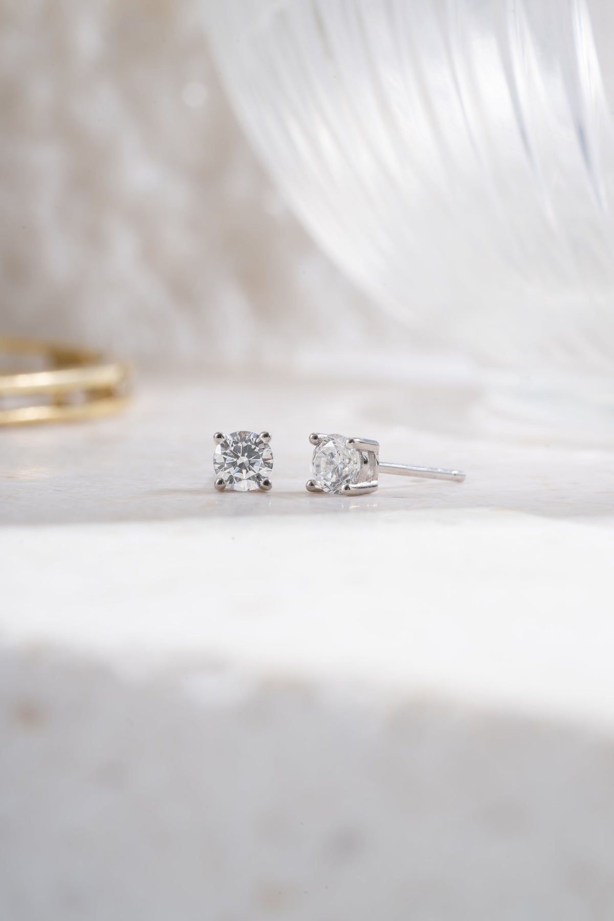 4mm Solitaire Studs