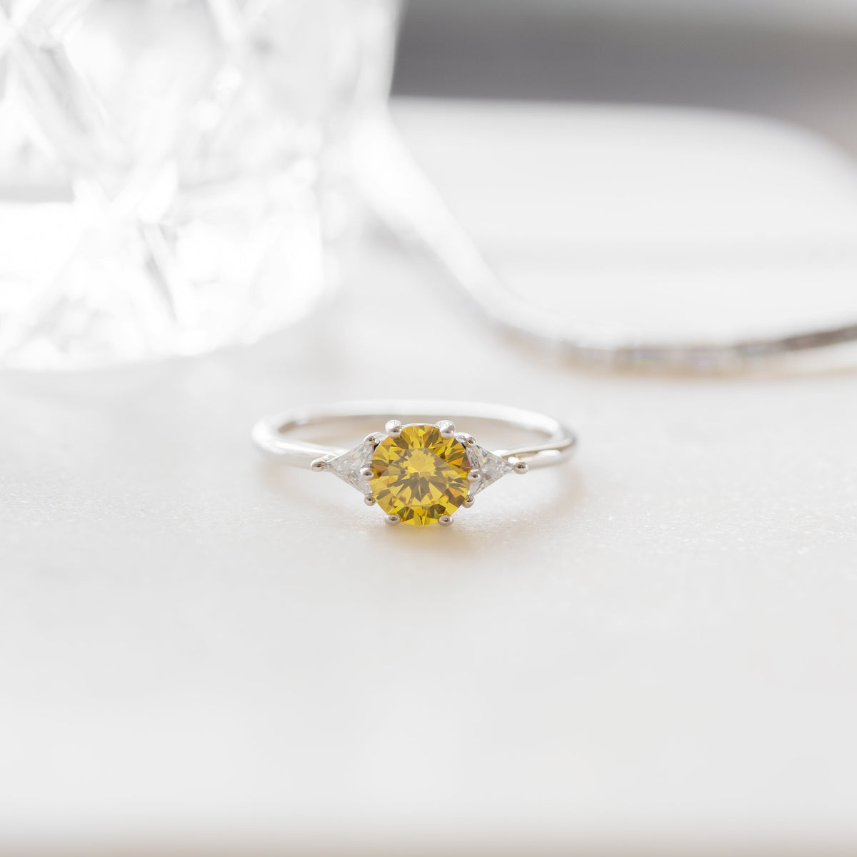 Canary Yellow Ring
