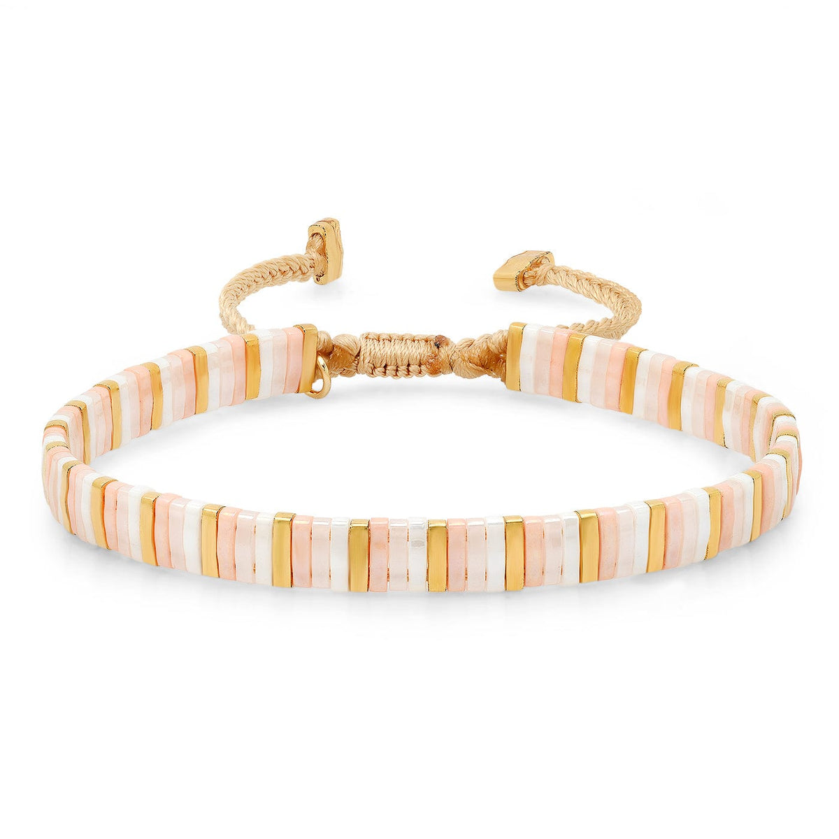 Cotton Candy Tila Beaded Bracelet