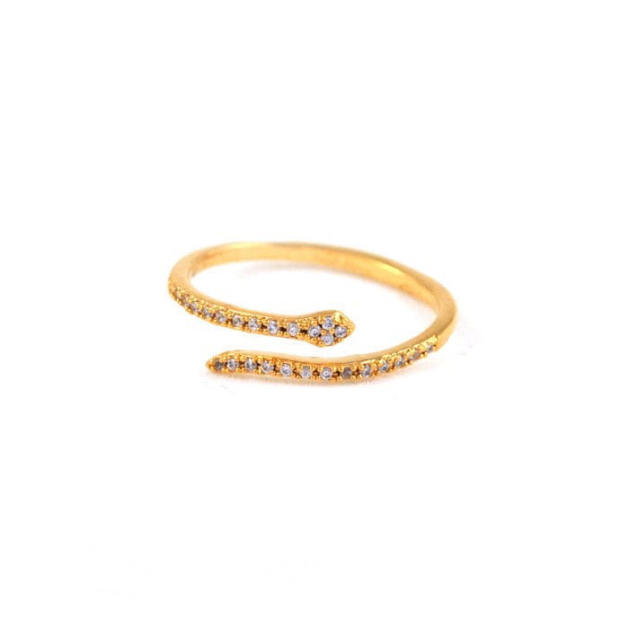 Pavé Snake Wrap Ring