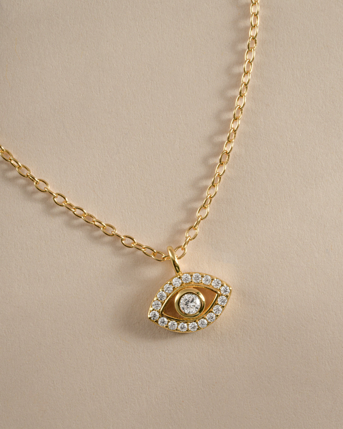 Tiny Evil Eye Necklace