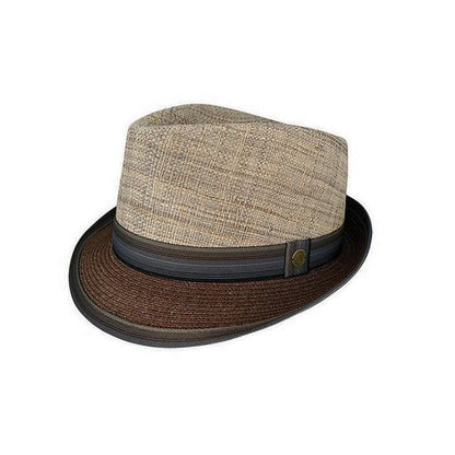 Trilby Toyo Raffia Crown 22028 - Harrys for Menswear